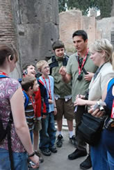 Marco expertly teaches our wide range of ages at Pompeii